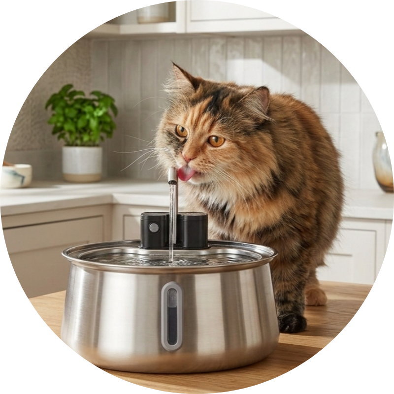 Fontaines pour chat